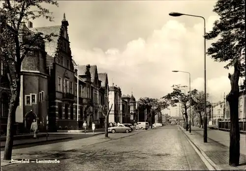 Ak Bitterfeld in Sachsen Anhalt, Leninstraße