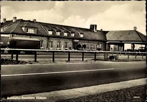 Ak Köckern Sandersdorf Brehna, Autobahnraststätte