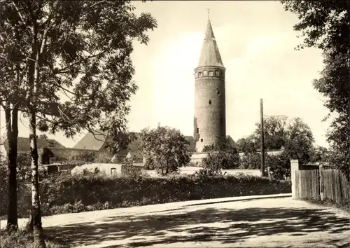 Ak Zörbig in Anhalt, Schlossturm
