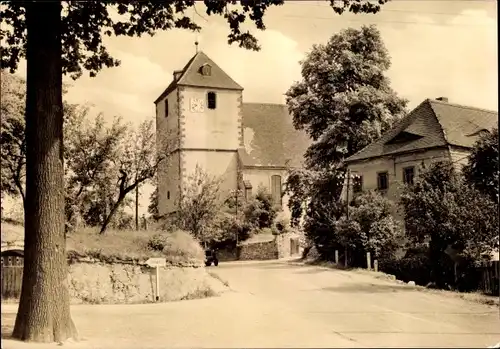 Ak Zschaitz Ottewig in Sachsen, Kirche