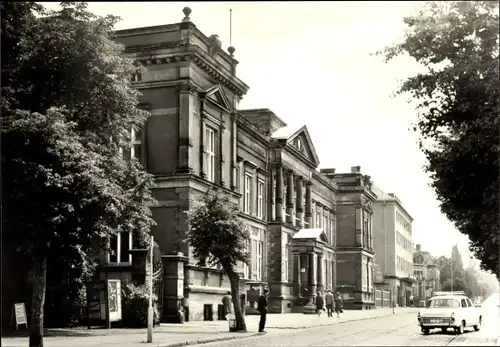 Ak Gotha in Thüringen, An der Hauptpost, Auto
