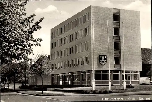 Ak Varel in Oldenburg Jadebusen, Rathaus
