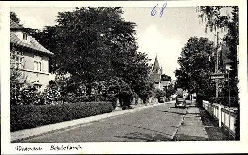 Ak Westerstede in Niedersachsen, Bahnhofstraße