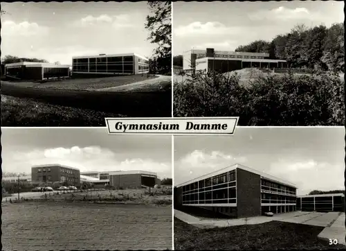 Ak Damme am Dümmer in Oldenburg, Gymnasium