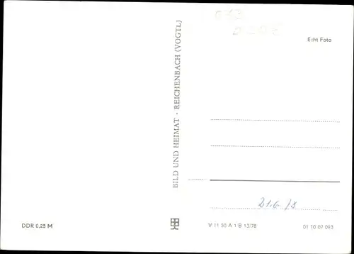 Ak Hohenwarte Thüringen, Talsperre, Boot, Panorama