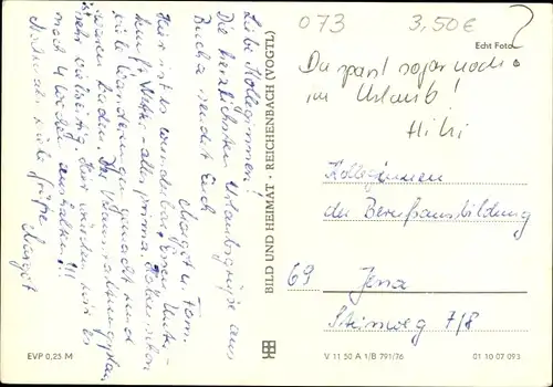 Ak Hohenwarte Thüringen, Talsperre, Boot, Panorama