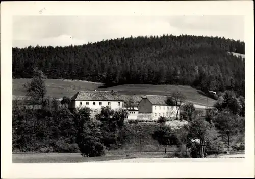 Ak Langenorla in Thüringen, Ferienheim Schimmersburg, VEB Berggold Pößneck