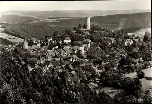 Ak Bad Lobenstein in Thüringen, Blick vom Geheeg