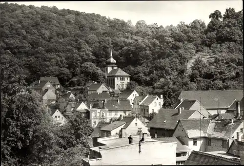 Ak Bad Sulza in Thüringen, Blick zum Herlitzberg, Kirche