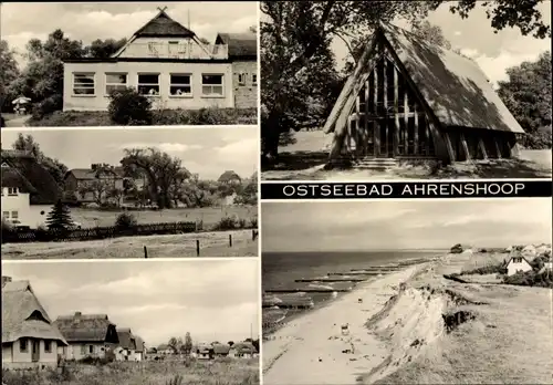 Ak Ostseebad Ahrenshoop Fischland, Ortspartie, Strand