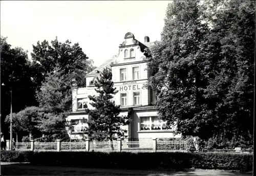 Foto Ak Bad Blankenburg in Thüringen, Hotel Eberitzsch, Schwarzburger Straße 19