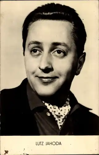 Ak Schauspieler und Sänger Lutz Jahoda, Portrait, Amiga