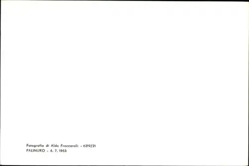 Foto Ak Segelschiff Palinuro, 1963