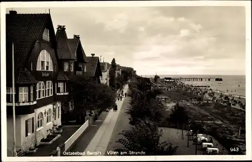 Ak Ostseebad Bansin Heringsdorf auf Usedom, Villen am Strande