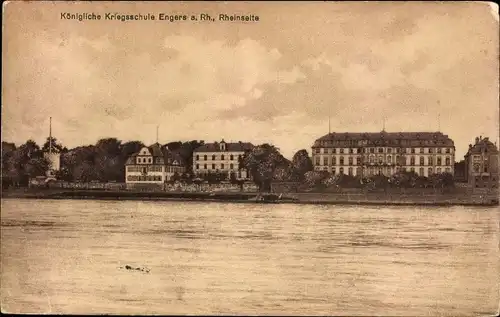 Ak Engers Neuwied Rhein, Blick auf königliche Kriegsschule