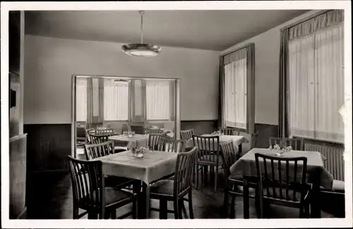 Ak Frankfurt am Main, Haus Lucia, Innenansicht, Rüsterstr. 5