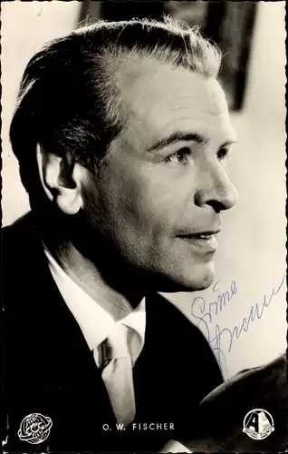 Ak Schauspieler O. W. Fischer, Portrait, Cuba Cabana, Mein Vater, der Schauspieler, Autogramm