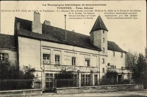 Ak Tournus Saône et Loire, Abteipalast