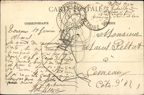 Ak Tournus Saône et Loire, Abteipalast