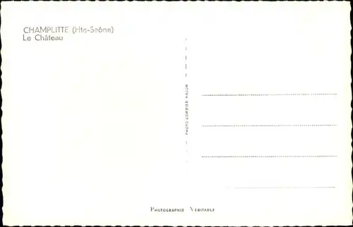 Ak Champlitte Haute-Saone, Le Chateau