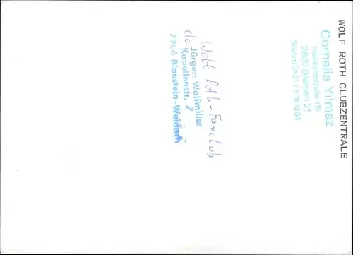 Ak Schauspieler Wolf Roth, Portrait, Autogramm