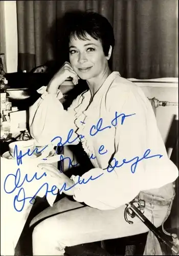 Ak Schauspielerin Christine Ostermayer, Portrait, Autogramm