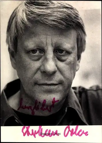 Ak Schauspieler Stephan Orlac, Portrait, Autogramm