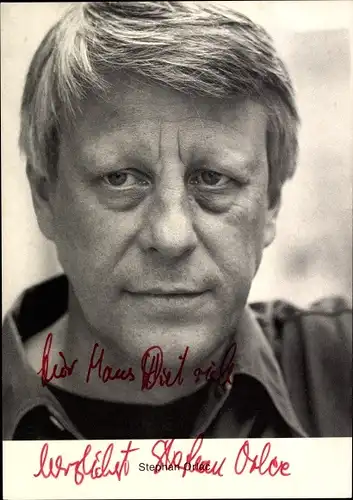 Ak Schauspieler Stephan Orlac, Portrait, Autogramm