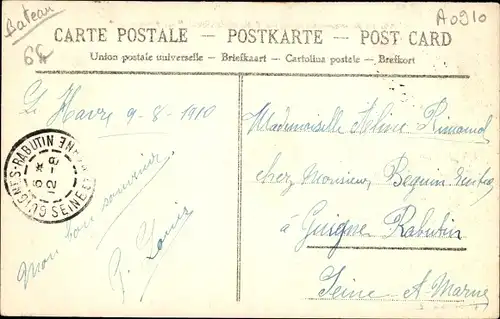 Ak Paquebot Provence, Dampfschiff, CGT, French Line