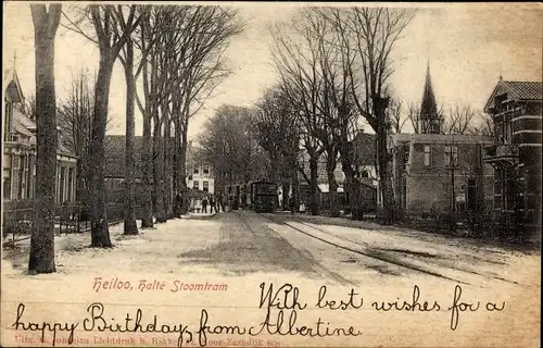 Ak Heiloo Nordholland Niederlande, Stoomtram