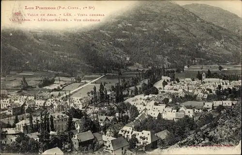 Ak Val d’Aran Katalonien, Los Pirinkos, Les Vista general