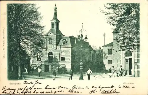 Ak Hilversum Nordholland Niederlande, Kerkbrink