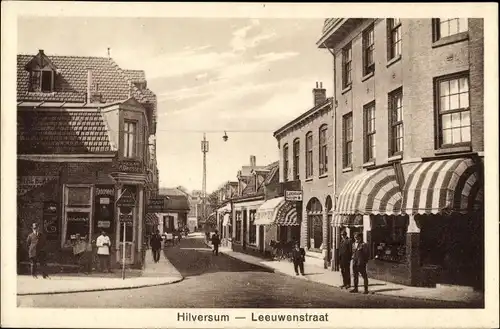 Ak Hilversum Nordholland Niederlande, Leeuwenstraat