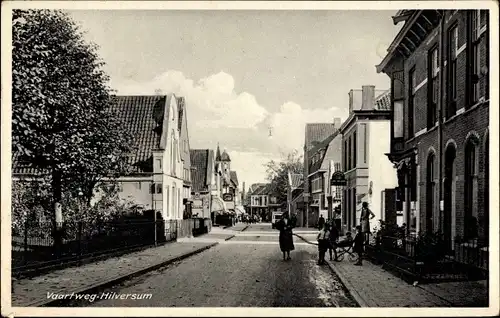 Ak Hilversum Nordholland Niederlande, Vaartweg