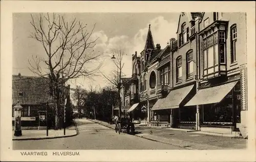 Ak Hilversum Nordholland Niederlande, Vaartweg