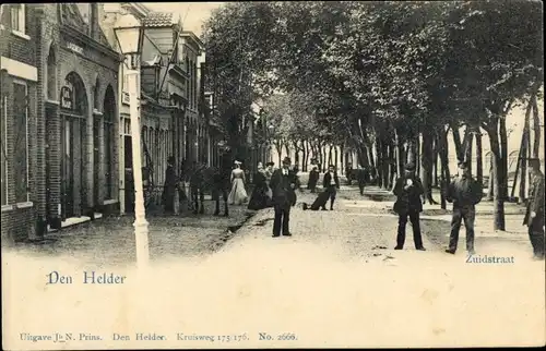 Ak Den Helder Nordholland Niederlande, Zuidstraat