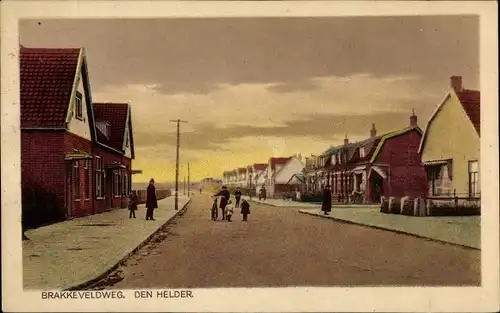 Ak Den Helder Nordholland Niederlande, Brakkeveldweg