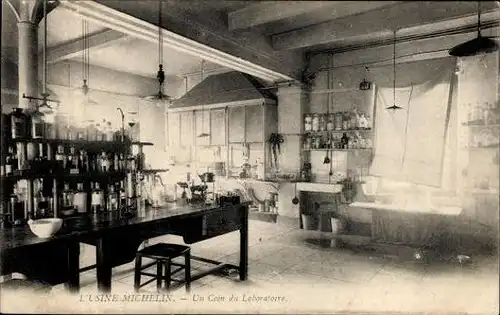 12 alte Ak Fabrik Reifenhersteller Michelin, diverse Ansichten