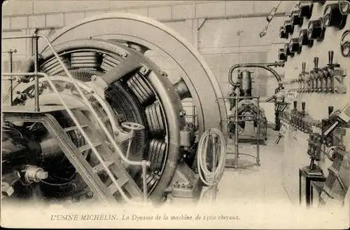 12 alte Ak Fabrik Reifenhersteller Michelin, diverse Ansichten