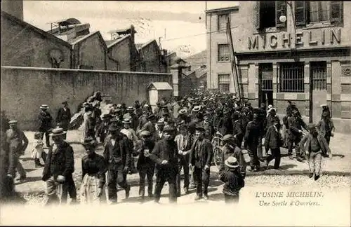 12 alte Ak Fabrik Reifenhersteller Michelin, diverse Ansichten