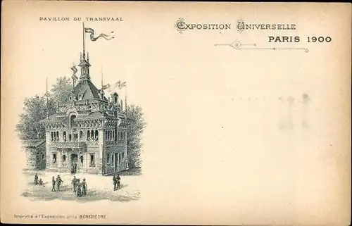 10 alte Ak 1. Ausstellung von Bénédictine in Paris 1900 im Sammelheft, diverse Ansichten