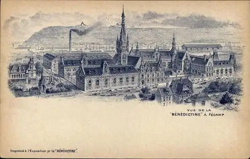 10 alte Ak 1. Ausstellung von Bénédictine in Paris 1900 im Sammelheft, diverse Ansichten