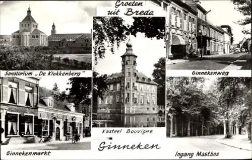 Ak Ginneken Breda Nordbrabant Niederlande, Kasteel Bouvigne, Ginnekenweg, Sanatorium