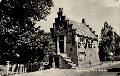 Ak Spanbroek Nordholland Niederlande, Oude Raadhuis