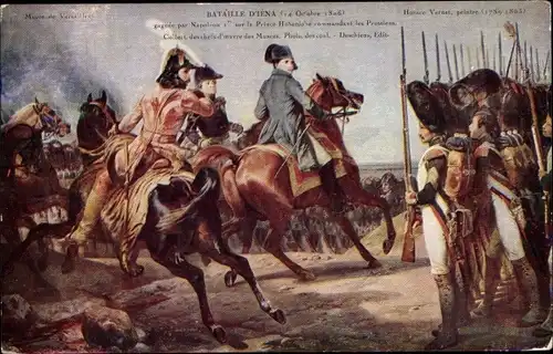 Künstler Ak Vernet, Horace, Bataille d'Iena 1806, Napoleon