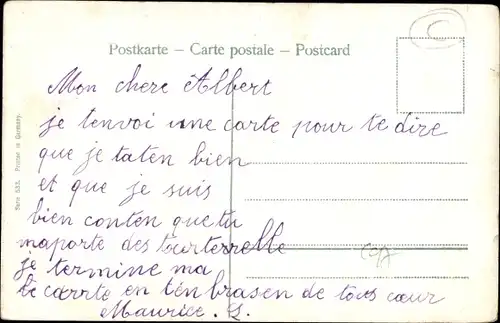 Ak Kleines Kind auf dem Nachttopf