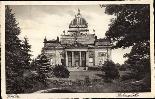 Ak Görlitz in der Lausitz, Ruhmeshalle