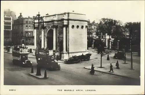 Ak London City England, The Marble Arch