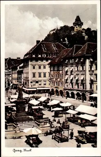 Ak Graz Steiermark, Hauptplatz