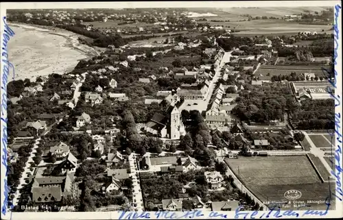 Ak Bastad Schweden, Fliegeraufnahme